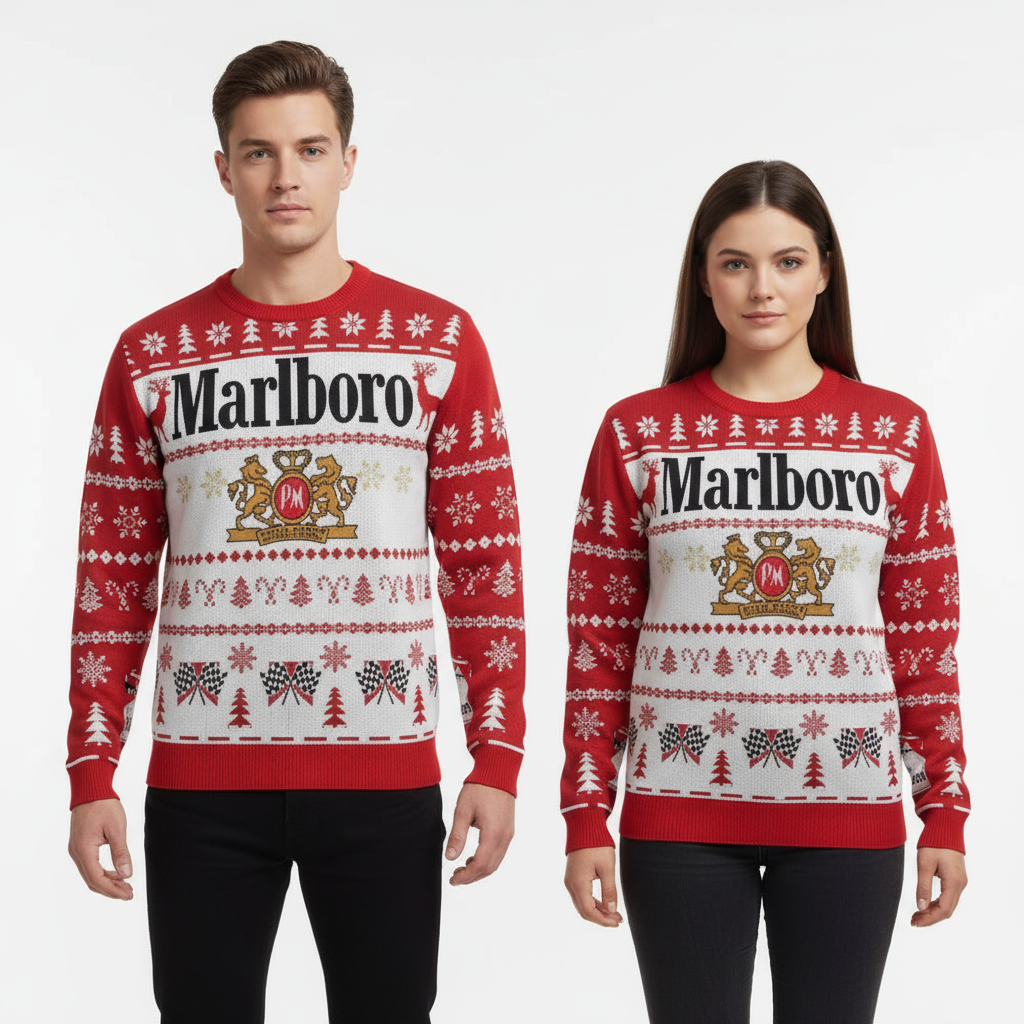 Unisex "Marlboro Country Claus" Sweater