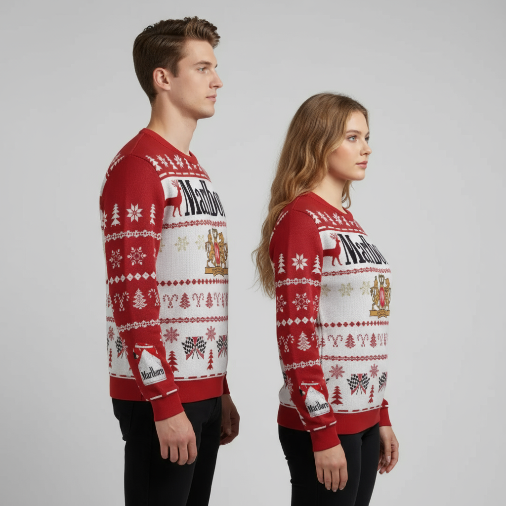 Unisex "Marlboro Country Claus" Sweater