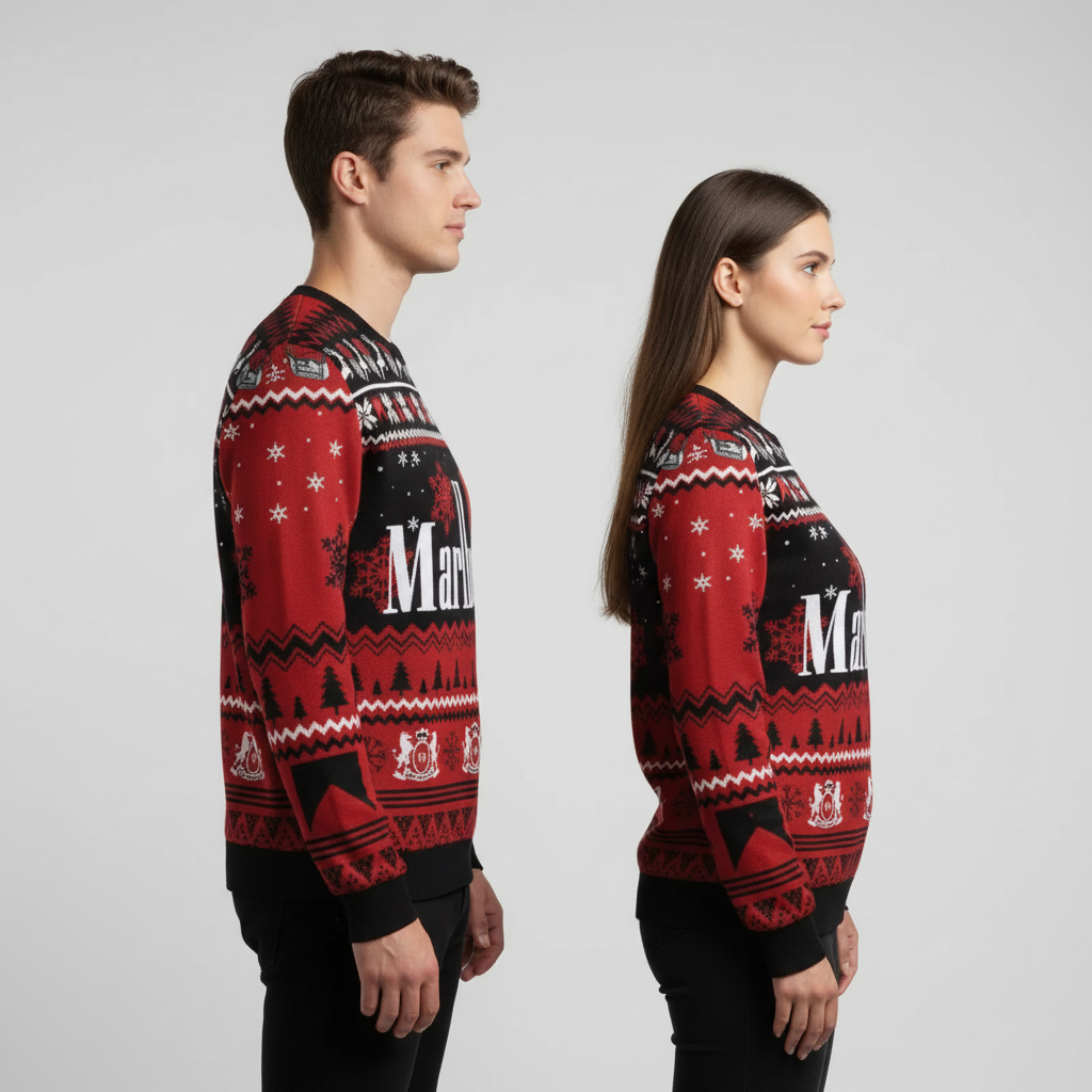 Unisex "The Red & Black 100s" Sweater