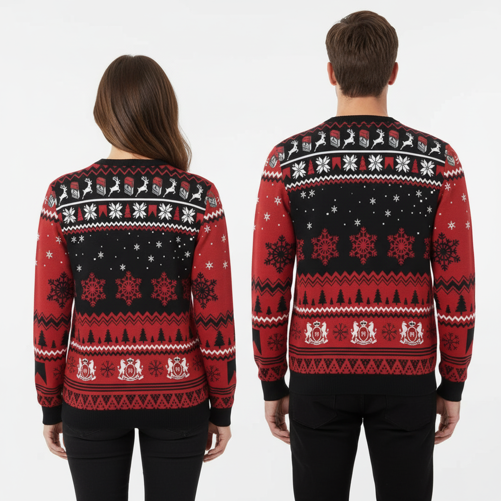 Unisex "The Red & Black 100s" Sweater