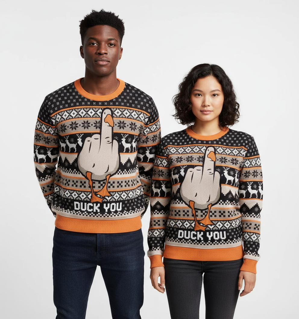 Unisex "Duck The Halls" Sweater