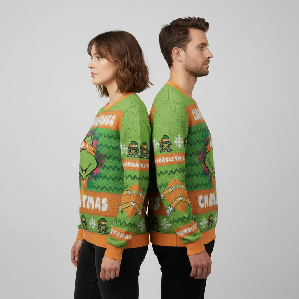 Unisex "Cowabunga Christmas" Sweater