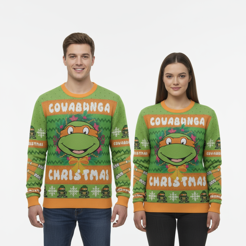 Unisex "Cowabunga Christmas" Sweater