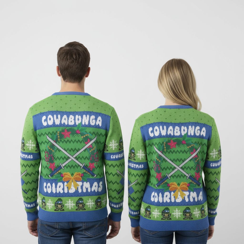 Unisex "Cowabunga Christmas" Sweater