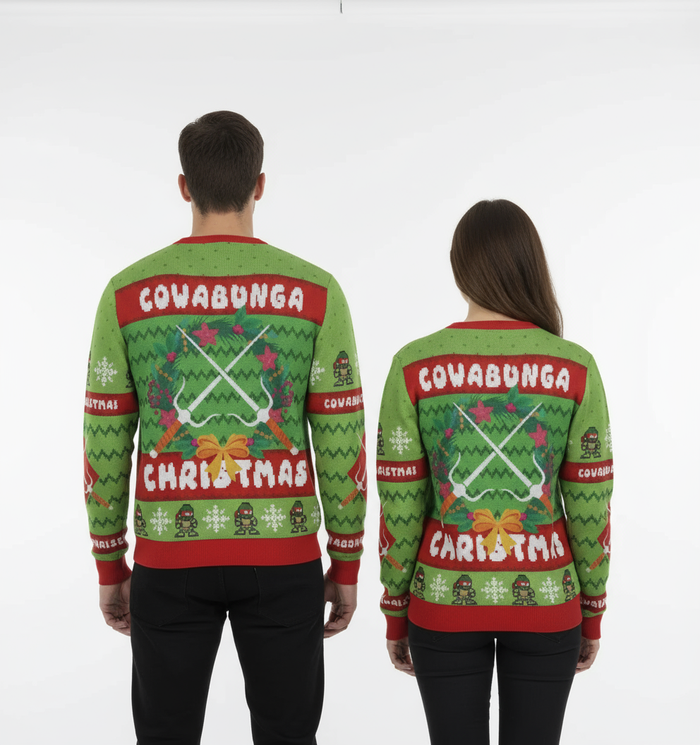 Unisex "Cowabunga Christmas" Sweater