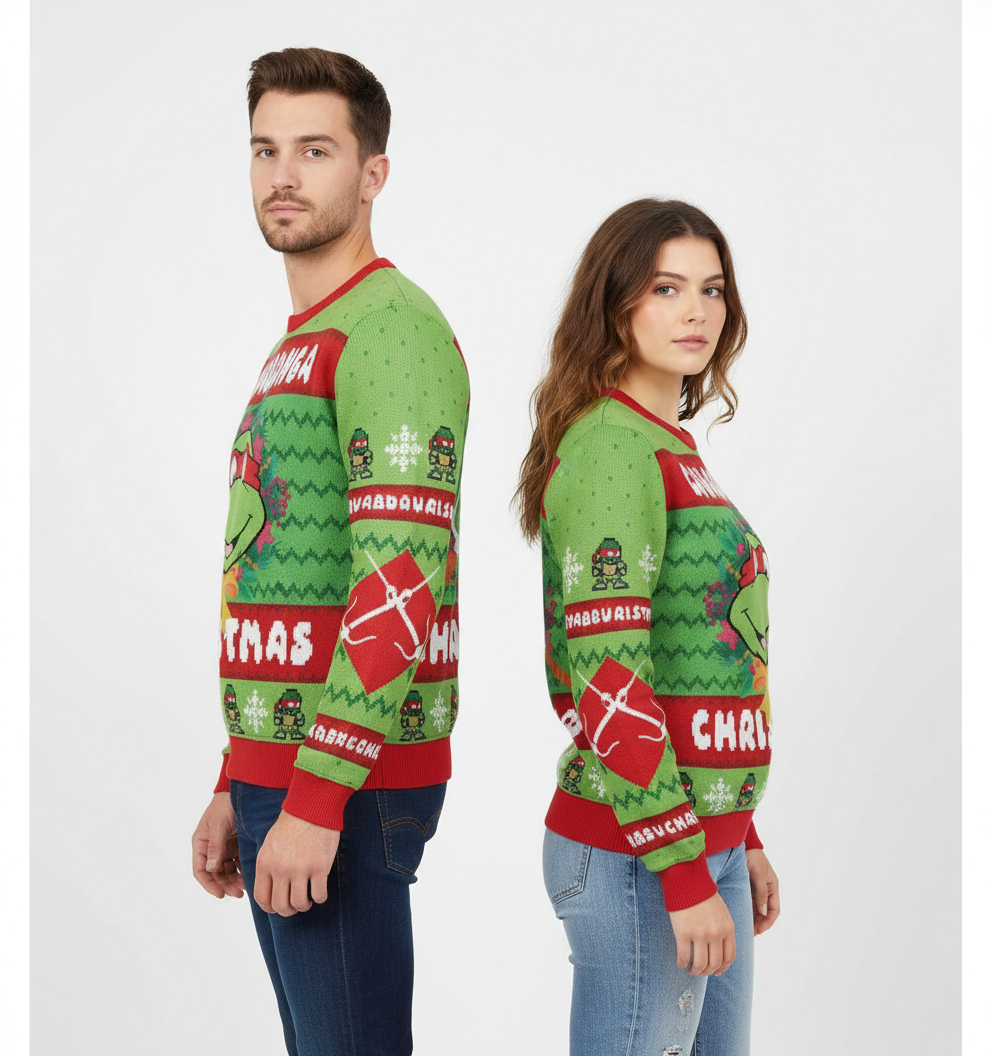 Unisex "Cowabunga Christmas" Sweater