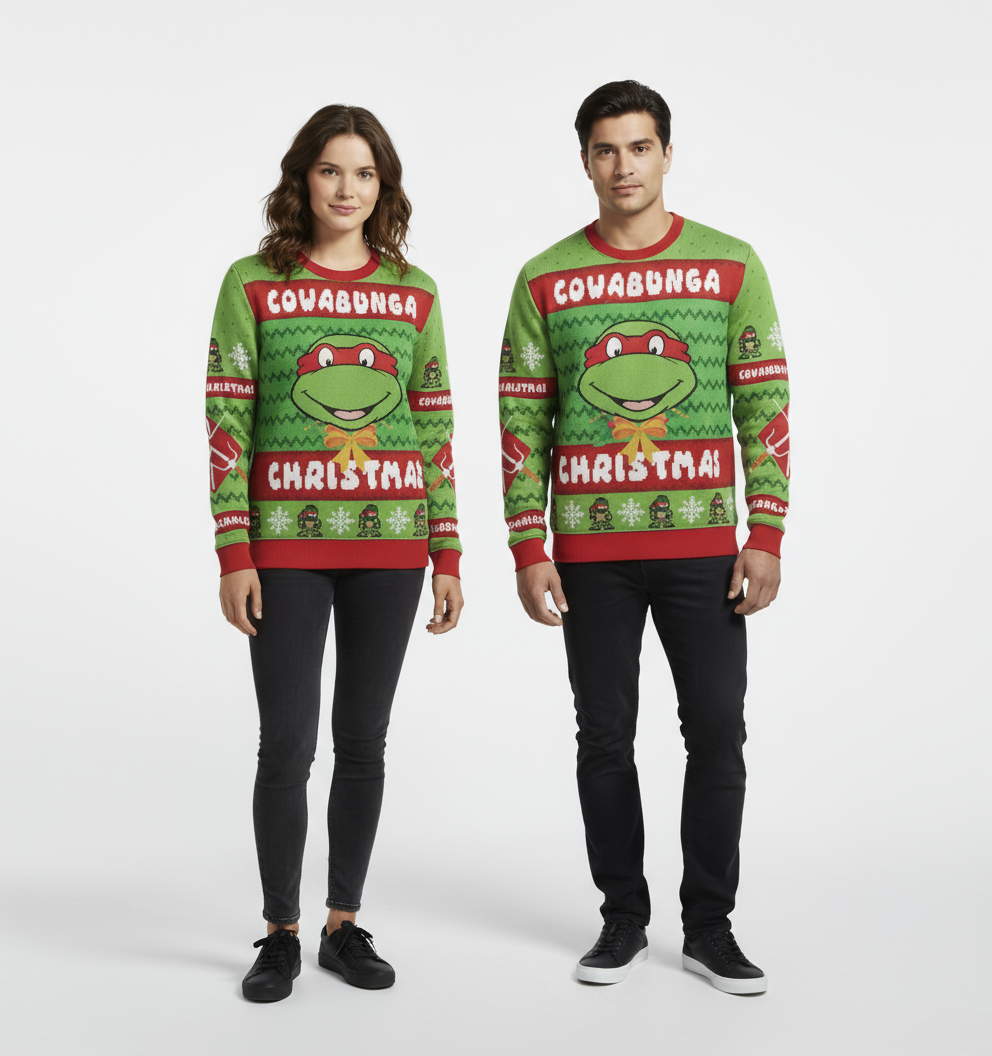 Unisex "Cowabunga Christmas" Sweater