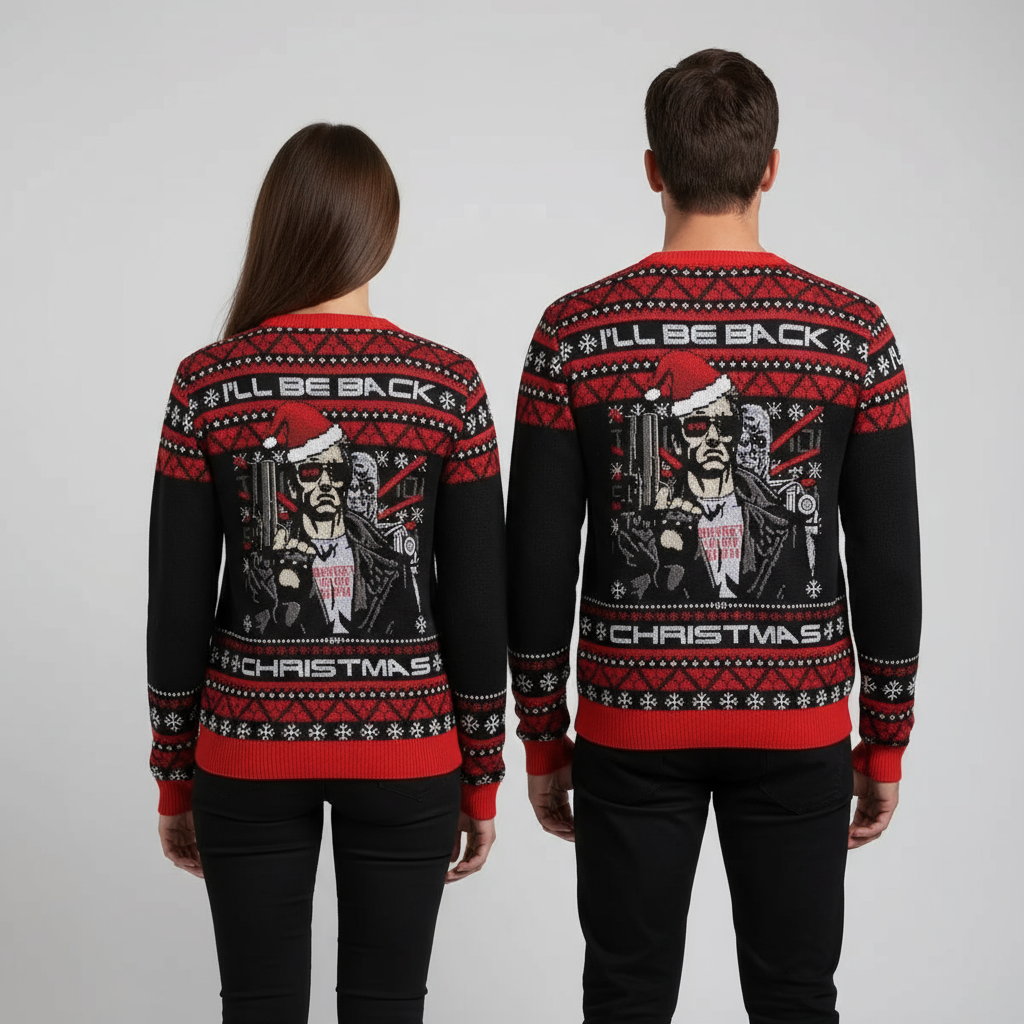 Unisex "I'll Be Back... for Eggnog" Sweater