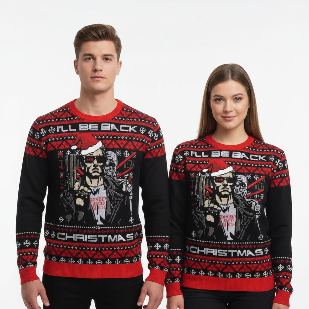 Unisex "I'll Be Back... for Eggnog" Sweater