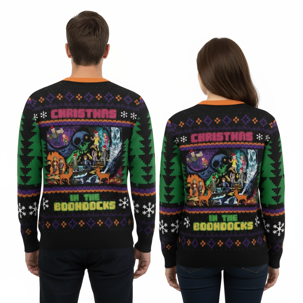 Unisex "Goonies Never Say Die-cember" Sweater
