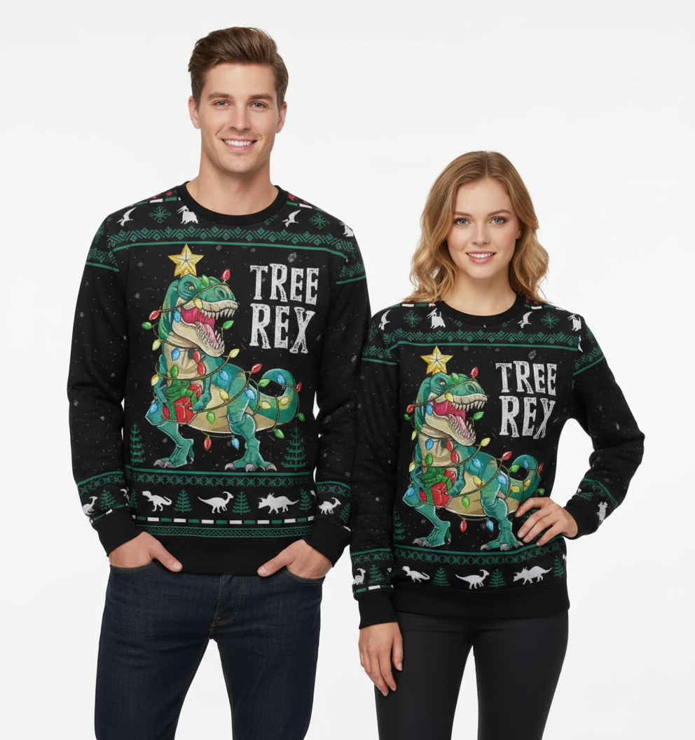 Unisex "Rex The Halls" Sweater