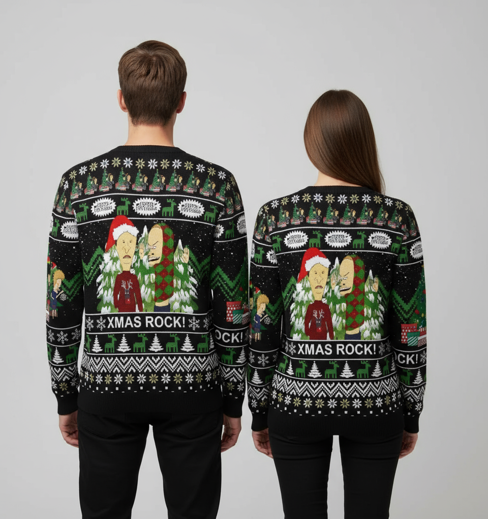 Unisex "Silent Night, Metal Night" Sweater