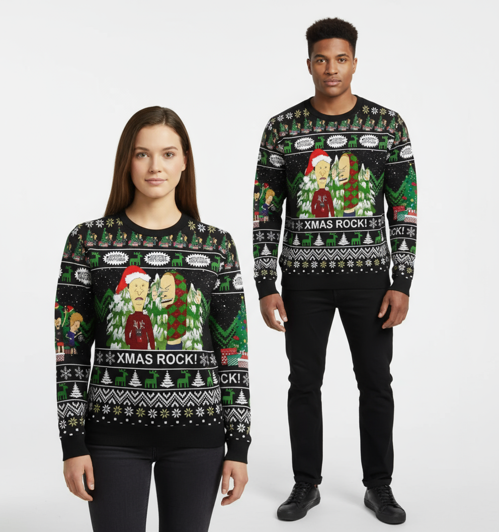 Unisex "Silent Night, Metal Night" Sweater