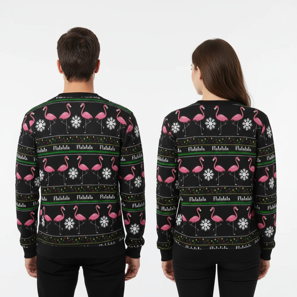 Unisex "Flamingo All The Way" Sweater