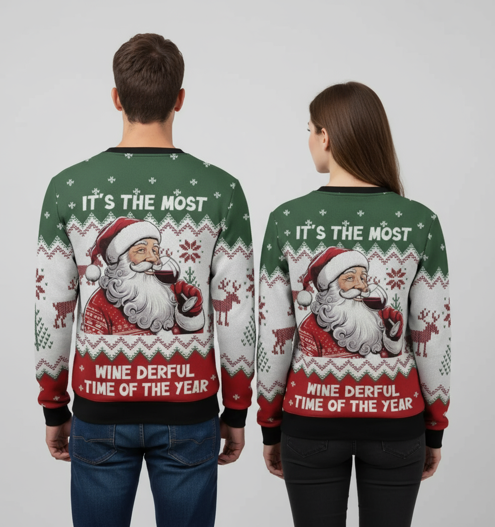 Unisex "Wine-Derful Christmas" Sweater
