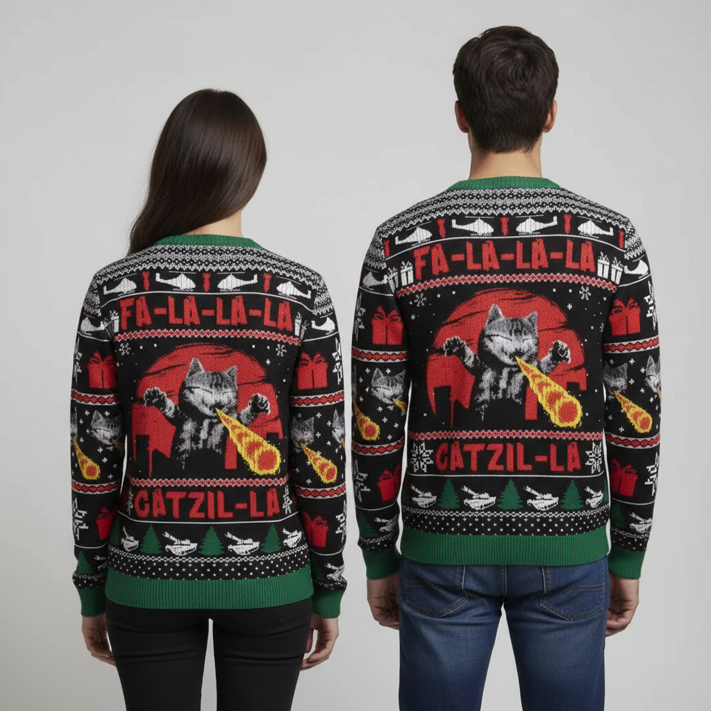 Unisex "The Purr-Menace" Sweater