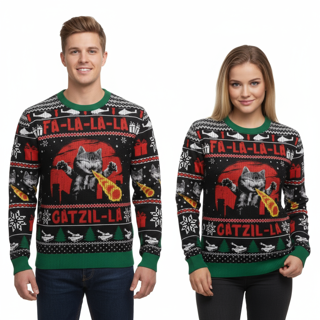 Unisex "The Purr-Menace" Sweater