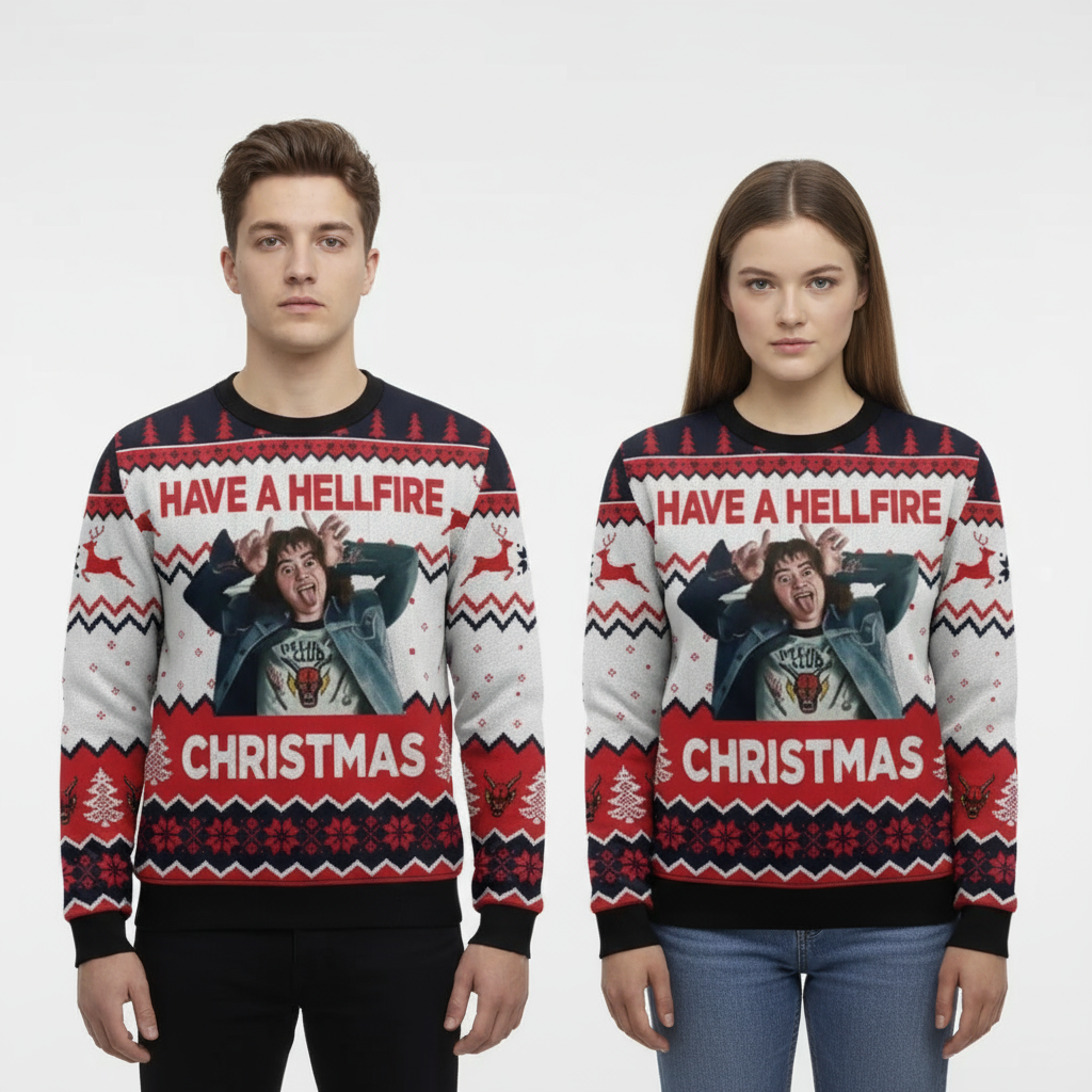 Unisex "Have A Hell Fire Christmas" Sweater