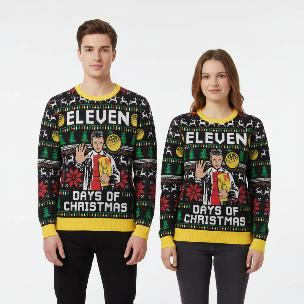 Unisex "Eleven's Eggo Waffle Warmer" Sweater