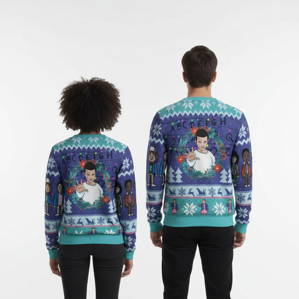 Unisex "Alphabet Wall Lights" Sweater