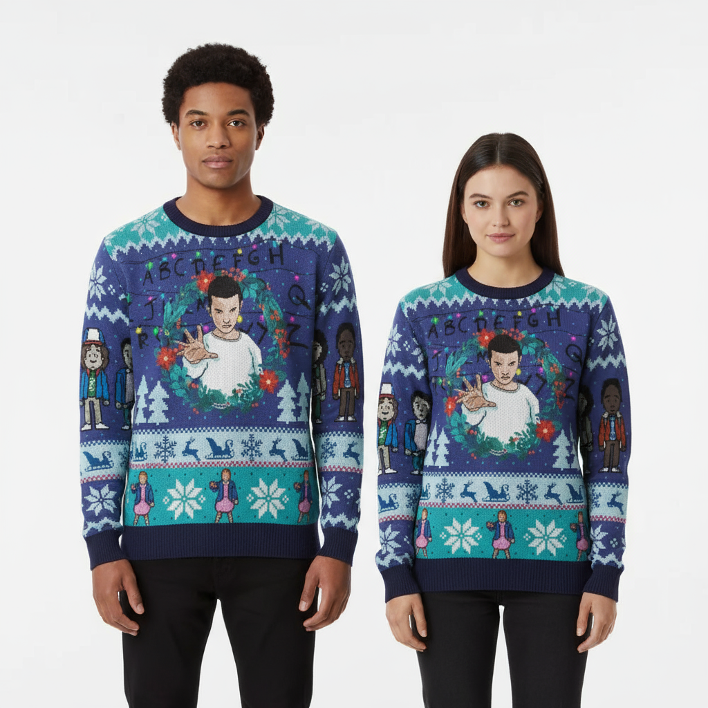 Unisex "Alphabet Wall Lights" Sweater