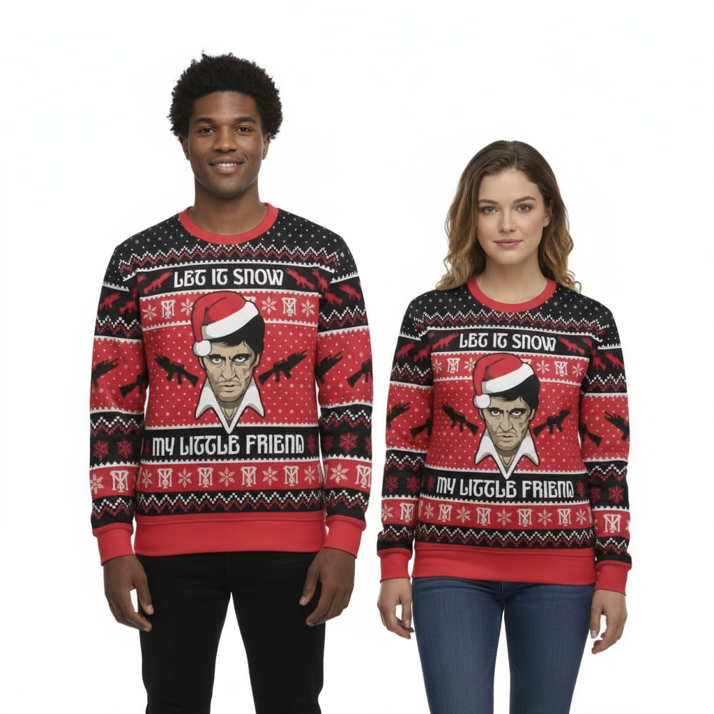 Unisex "Say Hello To My Little Friend-ly Cheer" Sweater