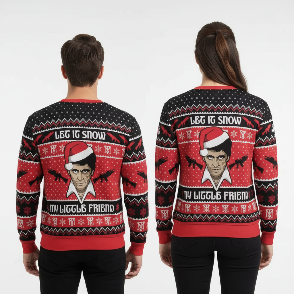 Unisex "Say Hello To My Little Friend-ly Cheer" Sweater