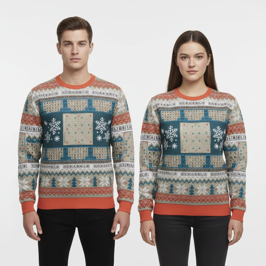 Unisex "Jingle Bell Z-Q-K" Sweater