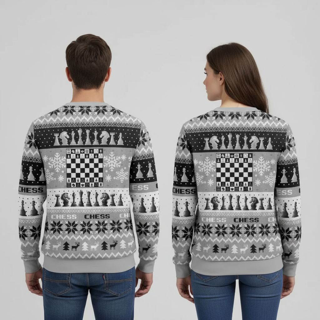 Unisex "Checkmate Christmas" Sweater