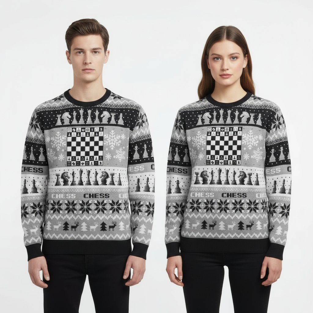 Unisex "Checkmate Christmas" Sweater