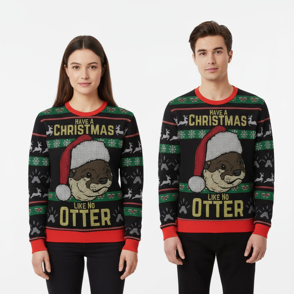 Unisex "Merry Otter" Sweater