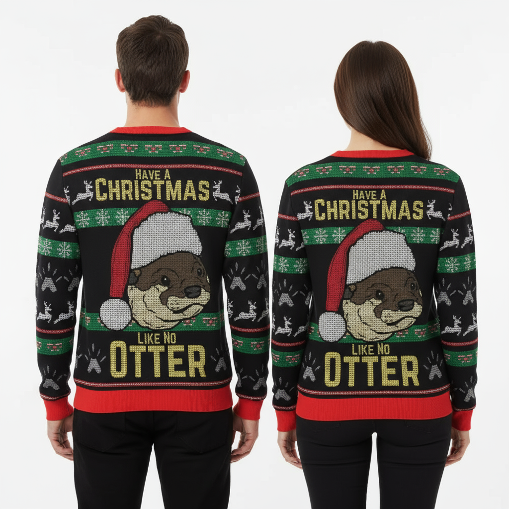 Unisex "Merry Otter" Sweater