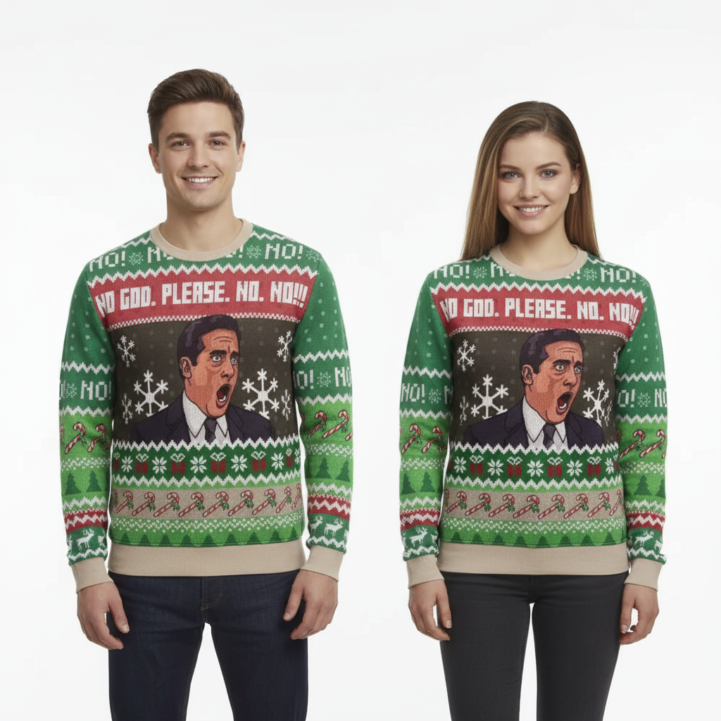 Unisex "No God PLS No" Sweater