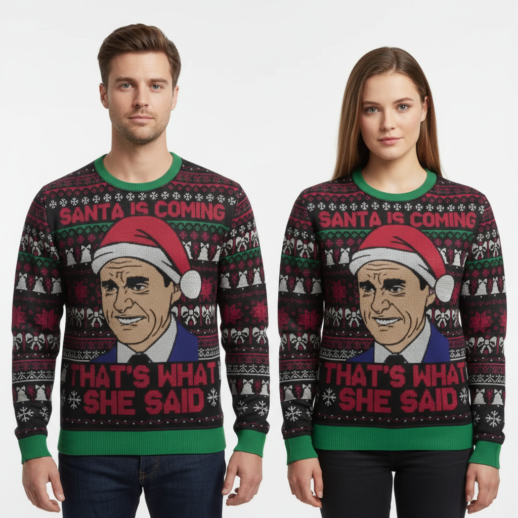 Unisex "Ho Ho Ho, That's What She Said" Sweater