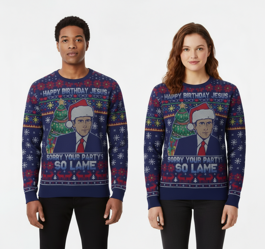 Unisex "Happy Birthday Jesus" Sweater