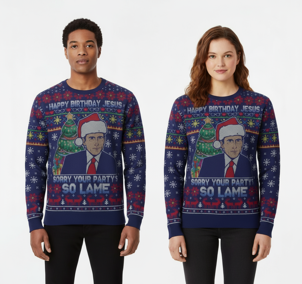 Unisex "Happy Birthday Jesus" Sweater