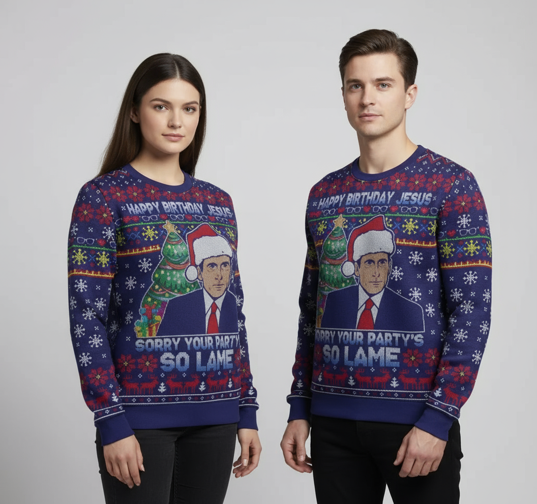 Unisex "Happy Birthday Jesus" Sweater