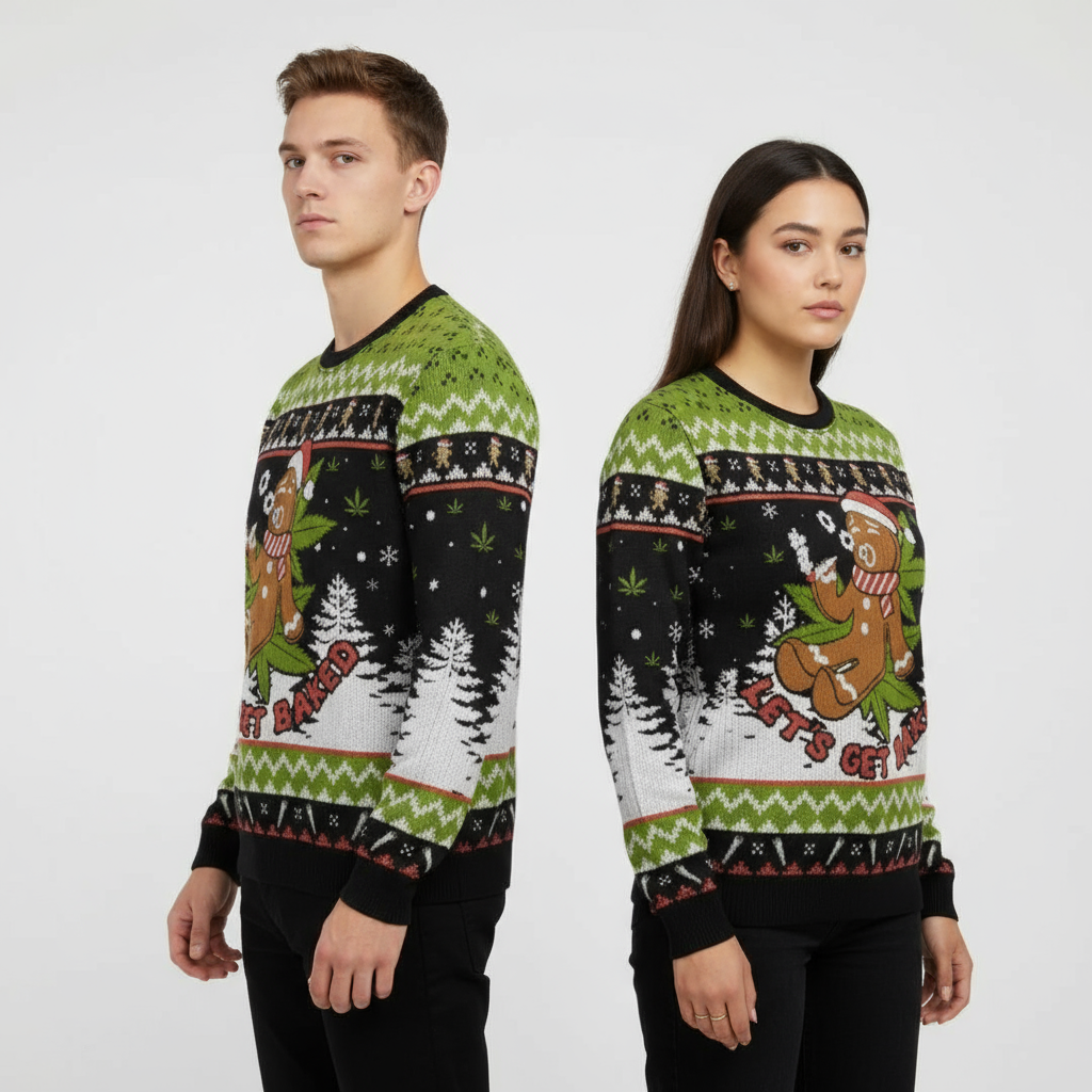 Unisex "Let's Get Baked" Sweater