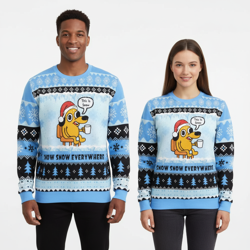 Unisex "Christmas Is Fine, I Guess" Sweater