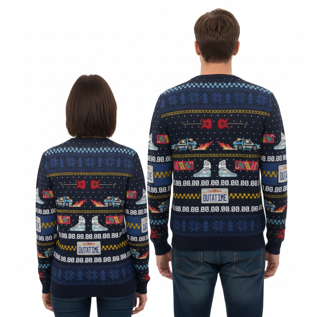 Unisex "DeLorean Time Machine Tacky" Sweater