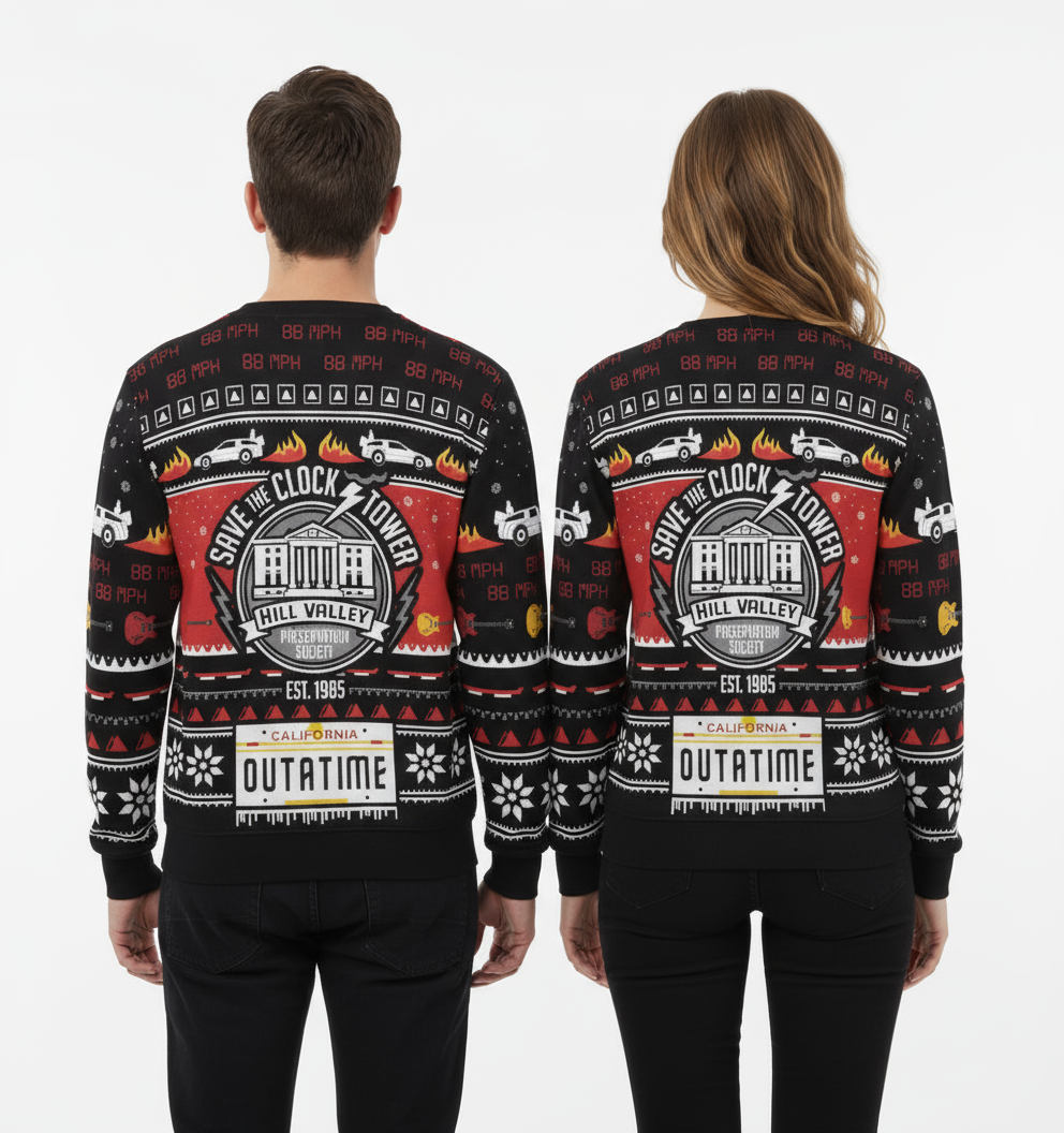 Unisex "Great Scott! It's Christmas!" Sweater