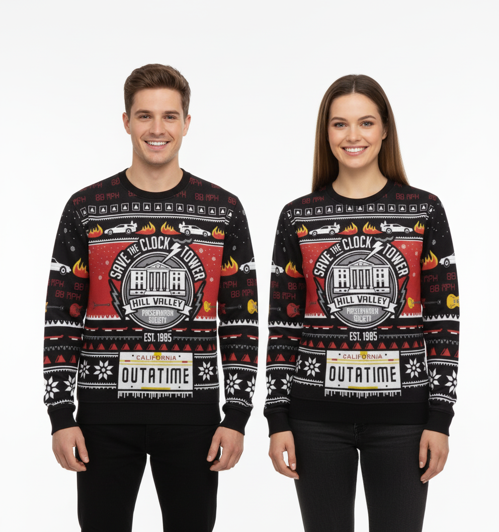 Unisex "Great Scott! It's Christmas!" Sweater