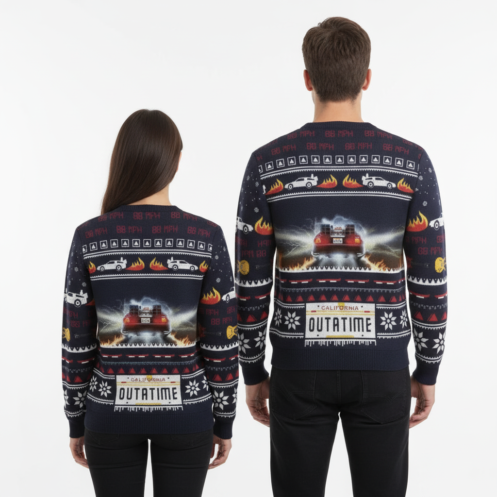 Unisex "88 MPH Holiday Dash" Sweater