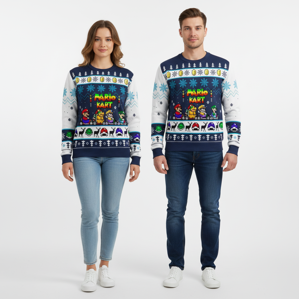 Unisex "It's-a Me, Merry-o!" Sweater