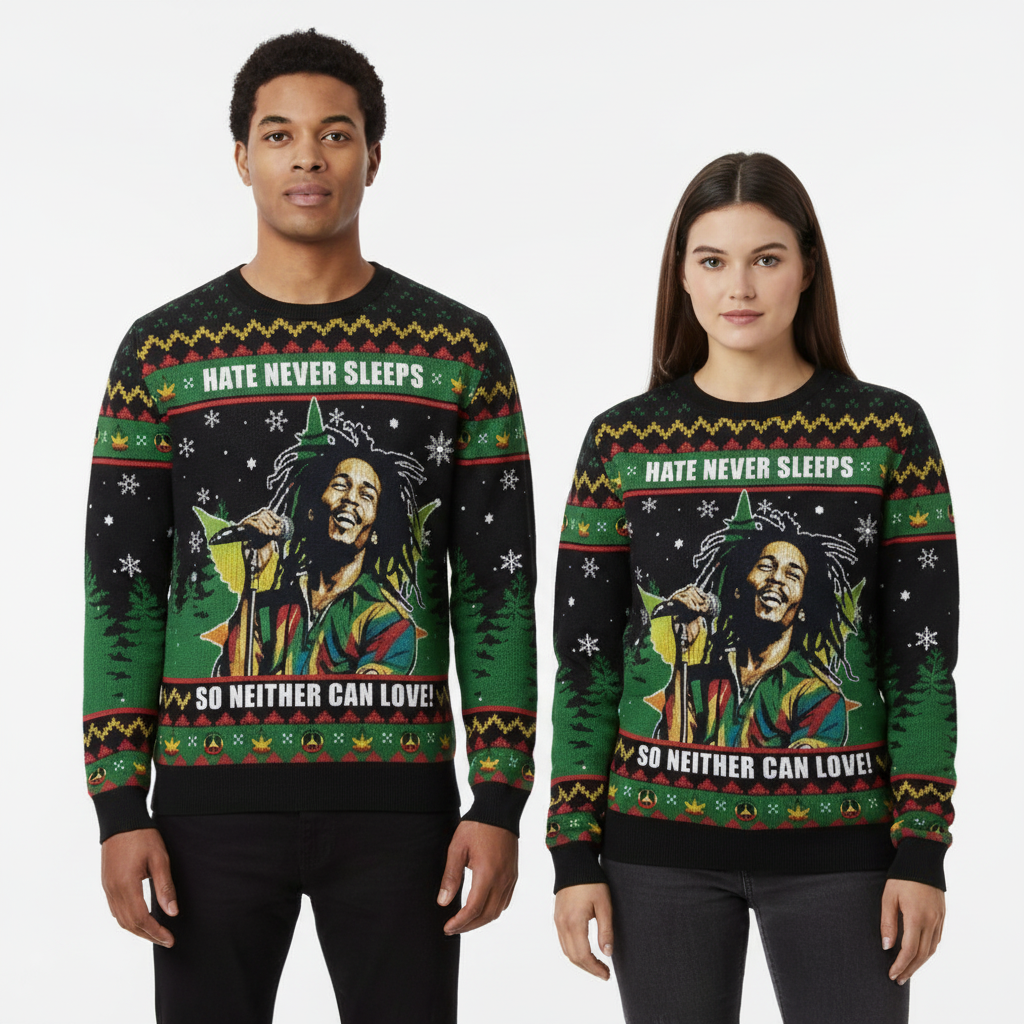 Unisex "One Love, One Life, One Holiday" Sweater